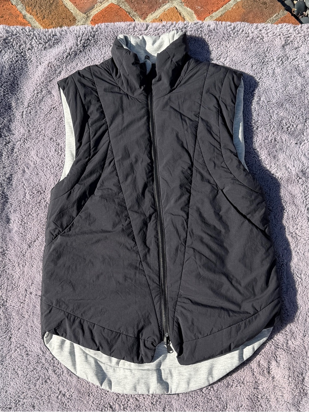 FP Movement Free People Slalom Reversible Fleece Vest Size S SOLD OUT